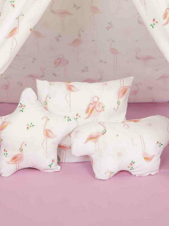 Baby Adventure Kinderzelt Indianisch Flamingo Rosa
