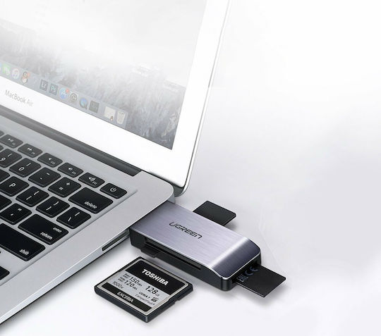 Ugreen Card Reader USB 3.0 για MemoryStick Γκρι