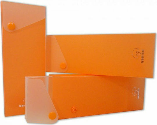 Typotrust PB001B Box Orange Pencil Case 1pcs with 1 Compartment Orange