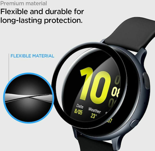 Spigen EZ Fit Tempered Glass for the Galaxy Watch Active 2 44mm 1pcs AFL01222