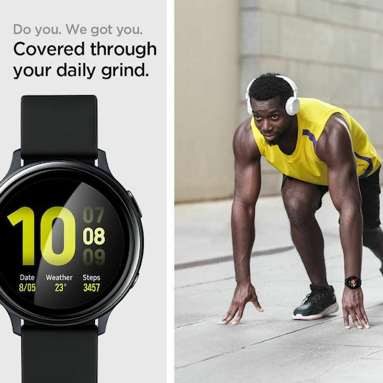 Spigen EZ Fit Tempered Glass for the Galaxy Watch Active 2 44mm 1pcs AFL01222