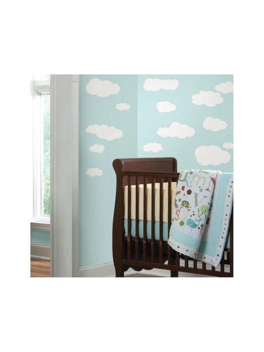 RoomMates Decor Kids Wall Sticker White Clouds 19pcs RoomMates Decor Kids Wall Sticker White Clouds 19pcs