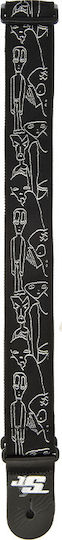 Daddario Joe Satrani Woven Guitar Strap Gurt für Gitarre / Bass Mehrfarbig