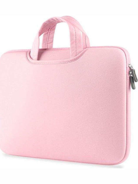 Tech-Protect Airbag Geantă De umăr / de mână pentru laptop 13" în culoarea Roz