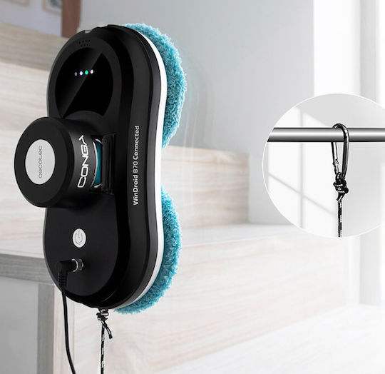 Cecotec WinDroid 870 Aspirator de geamuri Robot Electrică 80W Negru