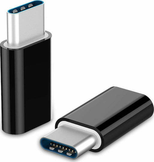 Nillkin Konverter USB-C männlich zu Micro-USB weiblich Schwarz 1Stück 8720261640885