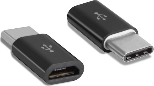 Nillkin Konverter USB-C männlich zu Micro-USB weiblich Schwarz 1Stück 8720261640885