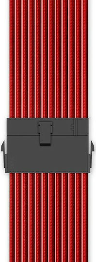 Deepcool 24-Pin ATX - 24-Pin ATX Cable 0.3m Κόκκινο DP-EC300-24P-RD