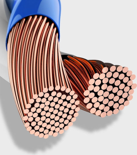 Baseus U/UTP Cat.6 (Gigabit) Καλώδιο Δικτύου Ethernet 15m Μαύρο