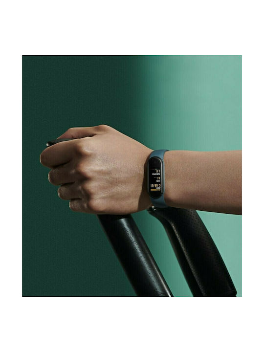 Curea Silicon cu Pin Alb (Mi Smart Band 5/Mi Smart Band 6)