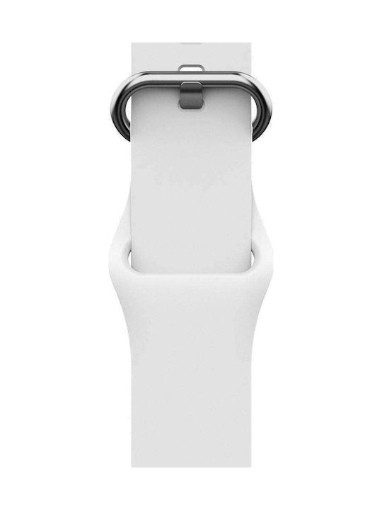 Gearband Σιλικόνης Λευκό (Apple Watch 38/40mm)