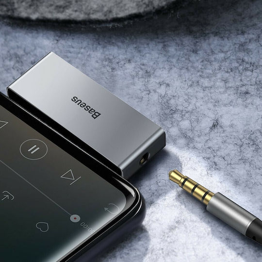 Baseus CATL57-0A Convertor USB-C Masculin În 3.5mm / USB-C Feminin Gri
