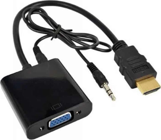 Gembird Gembird 3.5mm / HDMI Männlich zu VGA Weiblich Konverter 1 Stück