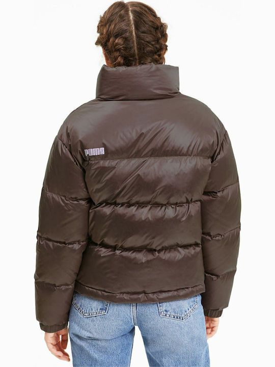 PUMA Shine Down Μπουφάν Puffer Καφέ