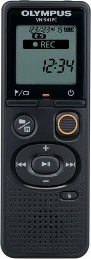 Olympus Voice Recorder VN-541PC + CS 131 Cover V405281BE010 με Eσωτερική Μνήμη 4GB