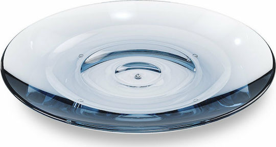 Umbra Droplet Tavă de săpun Acrilic Transparentă Albastru acrilic
