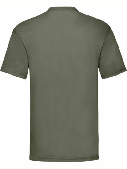 Fruit of the Loom Valueweight Τ Men's Short Sleeve Promotional T-Shirt Classic Olive