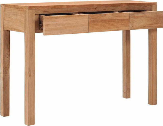 Κονσόλα από Μασίφ Ξύλο Ξύλο Teak Μ110xΠ35xΥ75εκ.