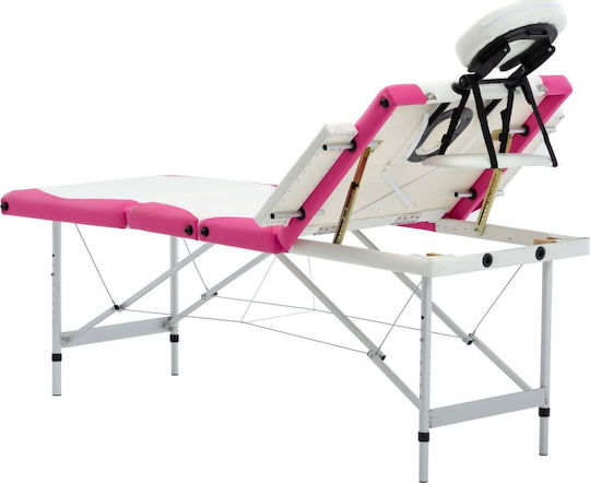 vidaXL Physiotherapy Bed Portable Foldable Aluminum 191x70cm 4 Positions