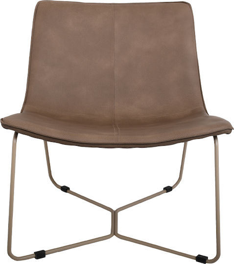 Πολυθρόνα 1239 67.5x49.5x73cm Μπεζ Πολυθρόνα 1239 67.5x49.5x73cm Μπεζ
