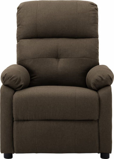 Fotoliu Relax Masaj cu Puf Maro 76x90x100cm