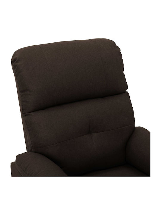Relaxsessel Friseurwaschbecken mit Fußhocker Dark Brown 76x90x100cm
