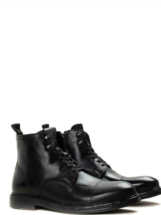 Men's Leather Boots AMBITIOUS ASH.0W1.080.079 Black