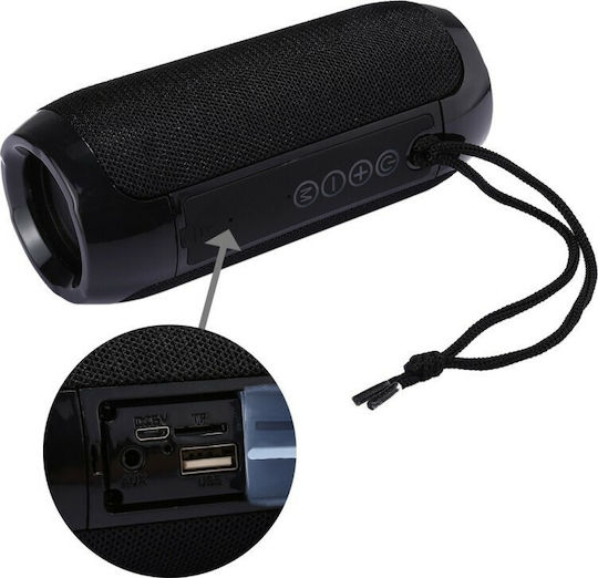 T&G TG-117 Ηχείο Bluetooth 5W με Ραδιόφωνο και Διάρκεια Μπαταρίας έως 4 ώρες Μαύρο