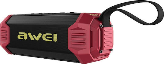 Awei Y280 Bluetooth Speaker 16W with Radio and Battery Life up to 12 hours Red
