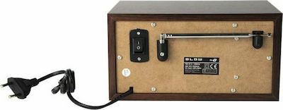 LTC Audio RA2 Tabletop Radio Electric with Bluetooth and USB Brown