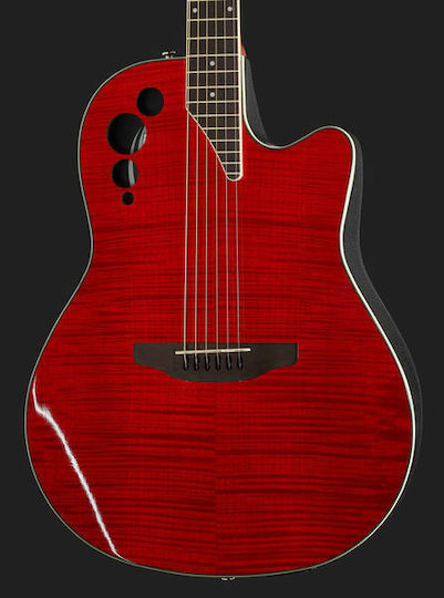 Ovation Ηλεκτροακουστική Κιθάρα Applause AE44IIP-CHF Cutaway Cutaway Red