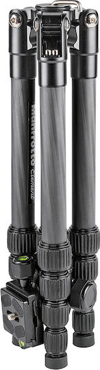 Manfrotto Kamerastative Element Traveller Small Carbonfaser mit Kugelförmiger Kopfart bis 143cm und Maximale Belastung 4kg