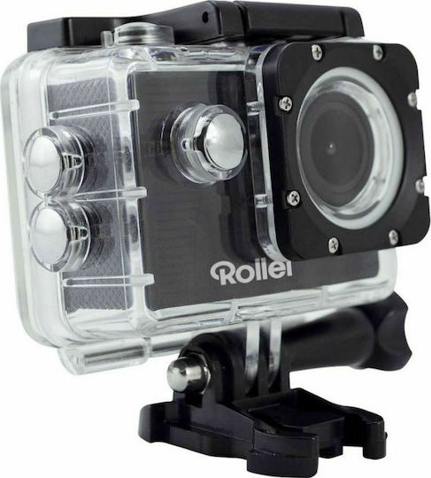 Rollei Actioncam 372 Action Camera HD (720p) Υποβρύχια (με Θήκη) με Οθόνη 2" και Wi-Fi Μαύρη