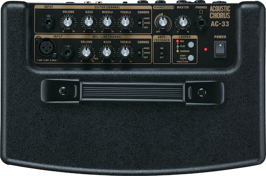 Roland AC-33 Combo Verstärker für akustische Instrumente 2 x 5" 30W Schwarz