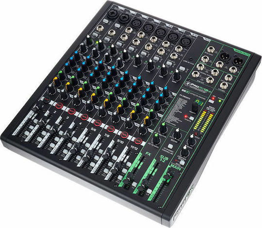 Mackie ProFX12v3 Αναλογική Κονσόλα 12 Καναλιών με Phantom Power & 7 Εισόδους XLR