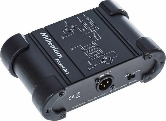 Millenium Pocket DI 1 Passive 1 Channel DI Box