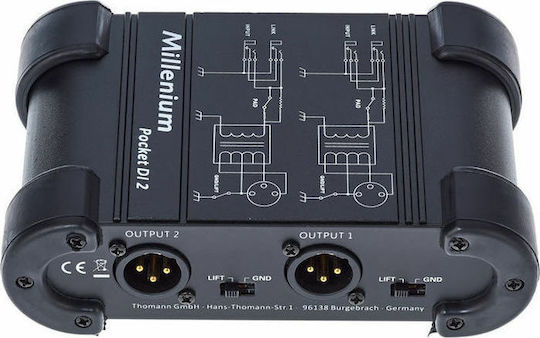 Millenium Pocket DI 2 Παθητικό DI Box 1 Καναλιού