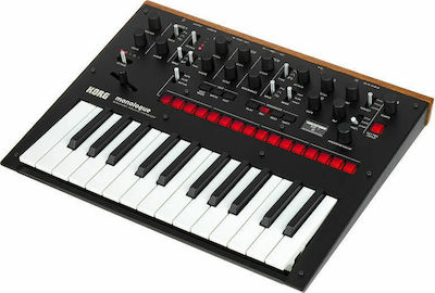 Korg Monologue Analog Synthesizer with 25 keys Schwarz