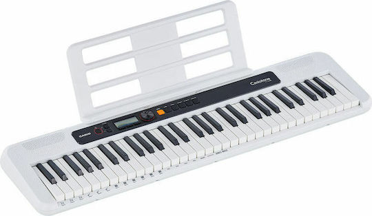 Casio Αρμόνιο CT-S200 με 61 Πλήκτρα Τυπικής Αφής με Αναλόγιο Λευκό