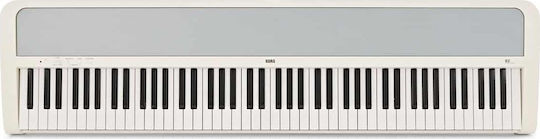 Korg Electric Stage Piano B2 with 88 Weighted Keys Built-in Speakers and Connection with Headphones White