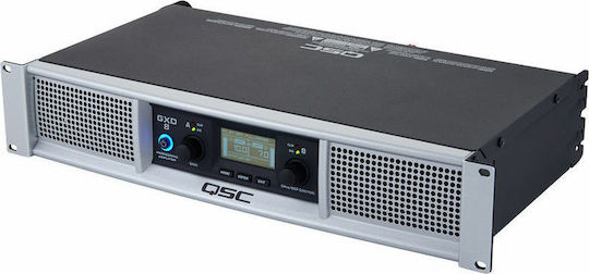 QSC GXD8 Τελικός Ενισχυτής PA 2 Καναλιών 1200W/4Ω σε Ασημί Χρώμα