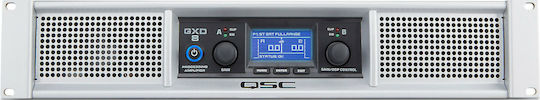 QSC GXD8 Τελικός Ενισχυτής PA 2 Καναλιών 1200W/4Ω σε Ασημί Χρώμα