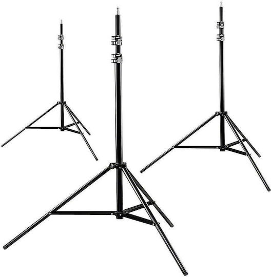 Walimex Set of 3 WT-806 Lighting Tripod for Studio