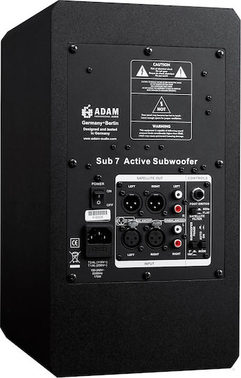 Adam Sub7 Αυτοενισχυόμενο Subwoofer με Ηχείο 7" 140W Μαύρο