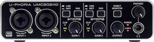 Behringer U-Phoria Studio PRO Externe Kommerzielle Soundkarte