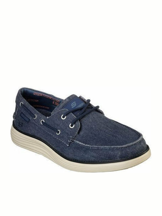 Skechers Status 2.0 Lorano Mocasini barbati Albastru