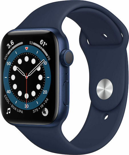 Apple Watch Series 6 Aluminium 40mm Waterproof with Heart Rate Monitor (Blue)