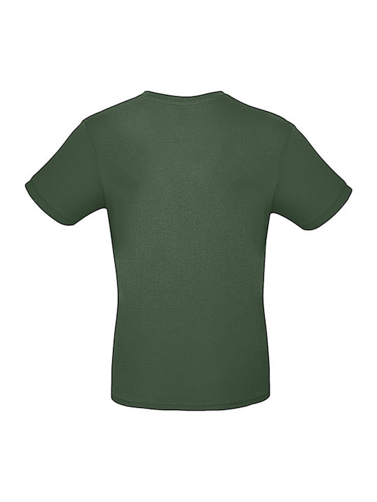 B&C E150 Мъжка Рекламна Тениска Bottle Green