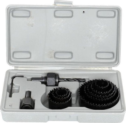 Tagred Set Lochsägen mit Durchmesser von 19mm bis 64mm für Holz und Kunststoff