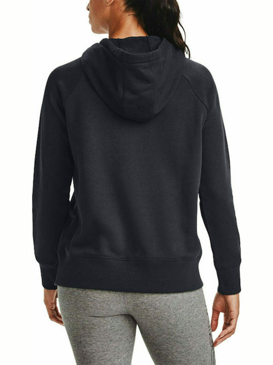 Under Armour Rival Logo Women's Hooded Fleece Sweatshirt Black